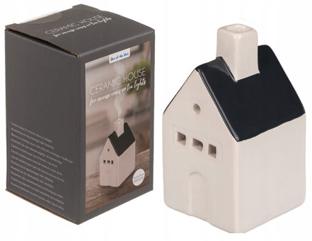 

Domek Ceramiczny na tealight kadzidełka dekoracja