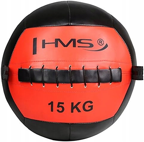 Piłka lekarska gimnastyczna Hms 17-41-030 Czerwono-Czarna 15 Kg