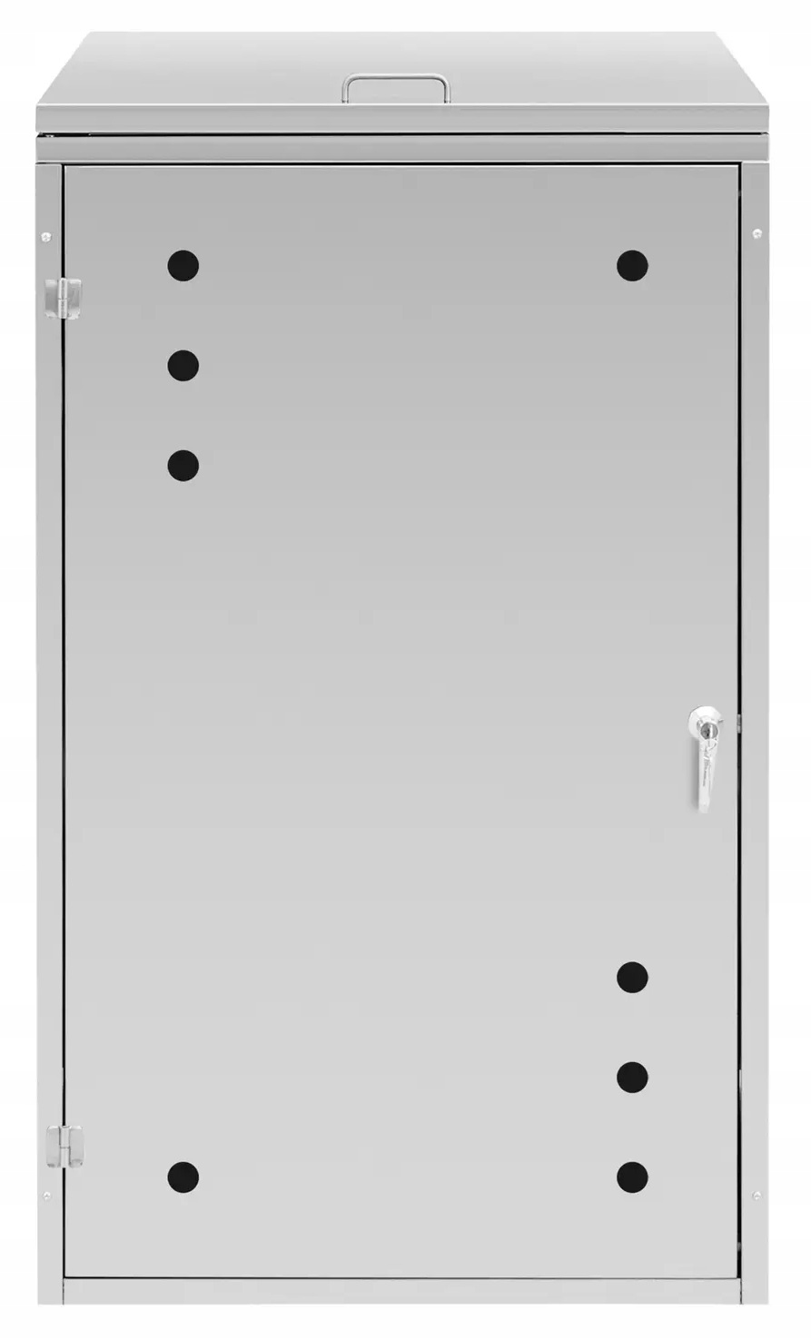 Osłona na kosz na śmieci 240L stal nierd 118cm Uniprodo UNI_WBC_09 10250939