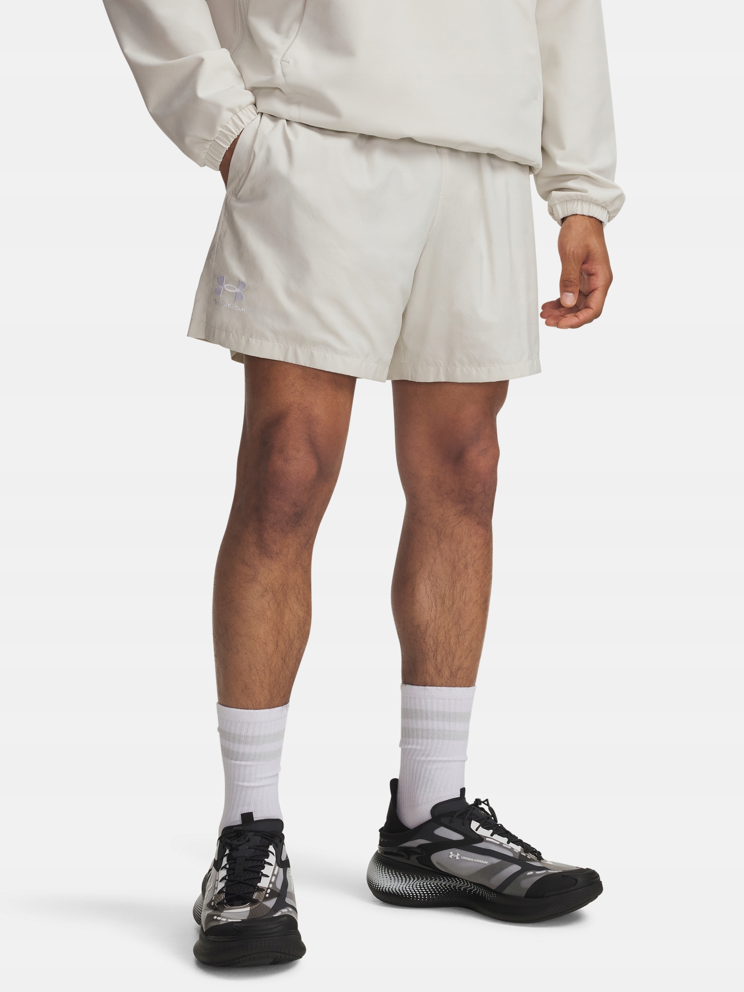 Pánské kraťasy Under Armour Ua Icon Volley Short-WHT vel. M