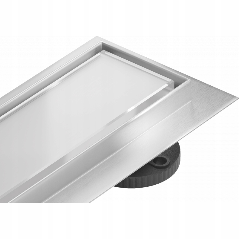 Mexen Flat Mgw lineární odtok 80 cm, Bílé sklo