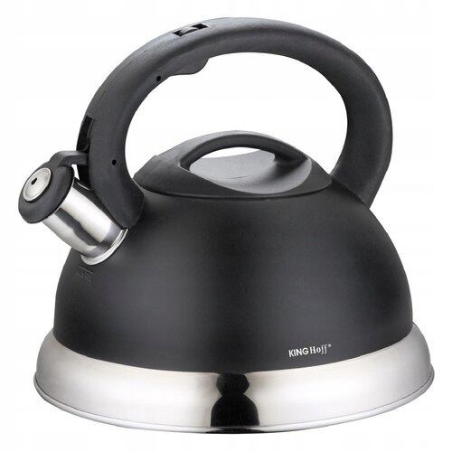 

Czajnik z gwizdkiem 3L stalowy Indukcja Gaz czarny