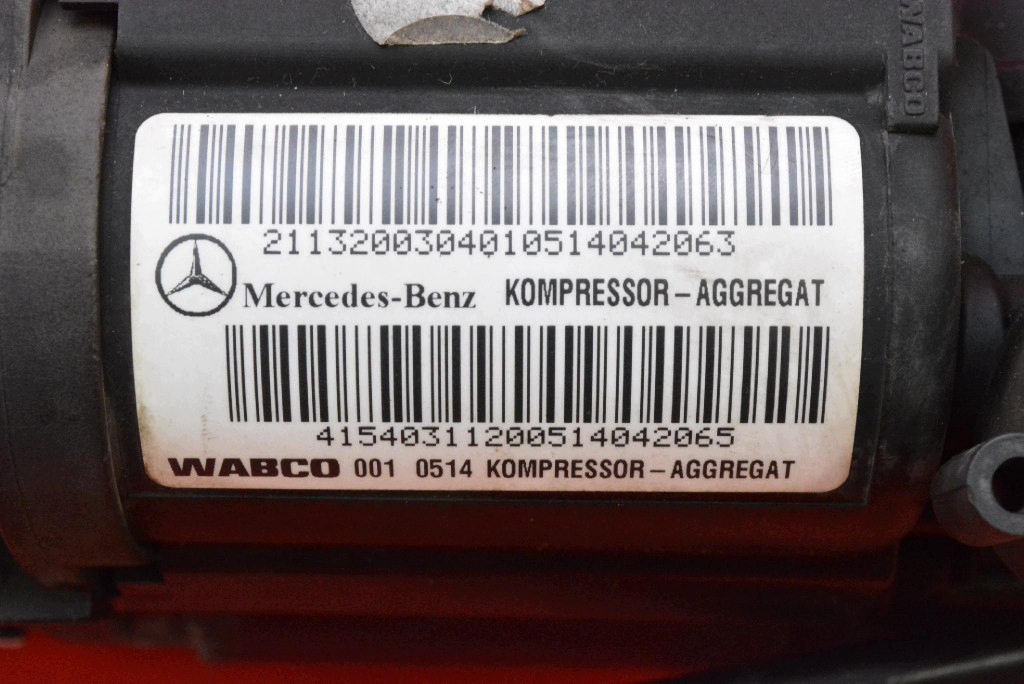 pump compressor; springing 21132003040 MERCEDES E-KLASA W211 1.8 compressor;