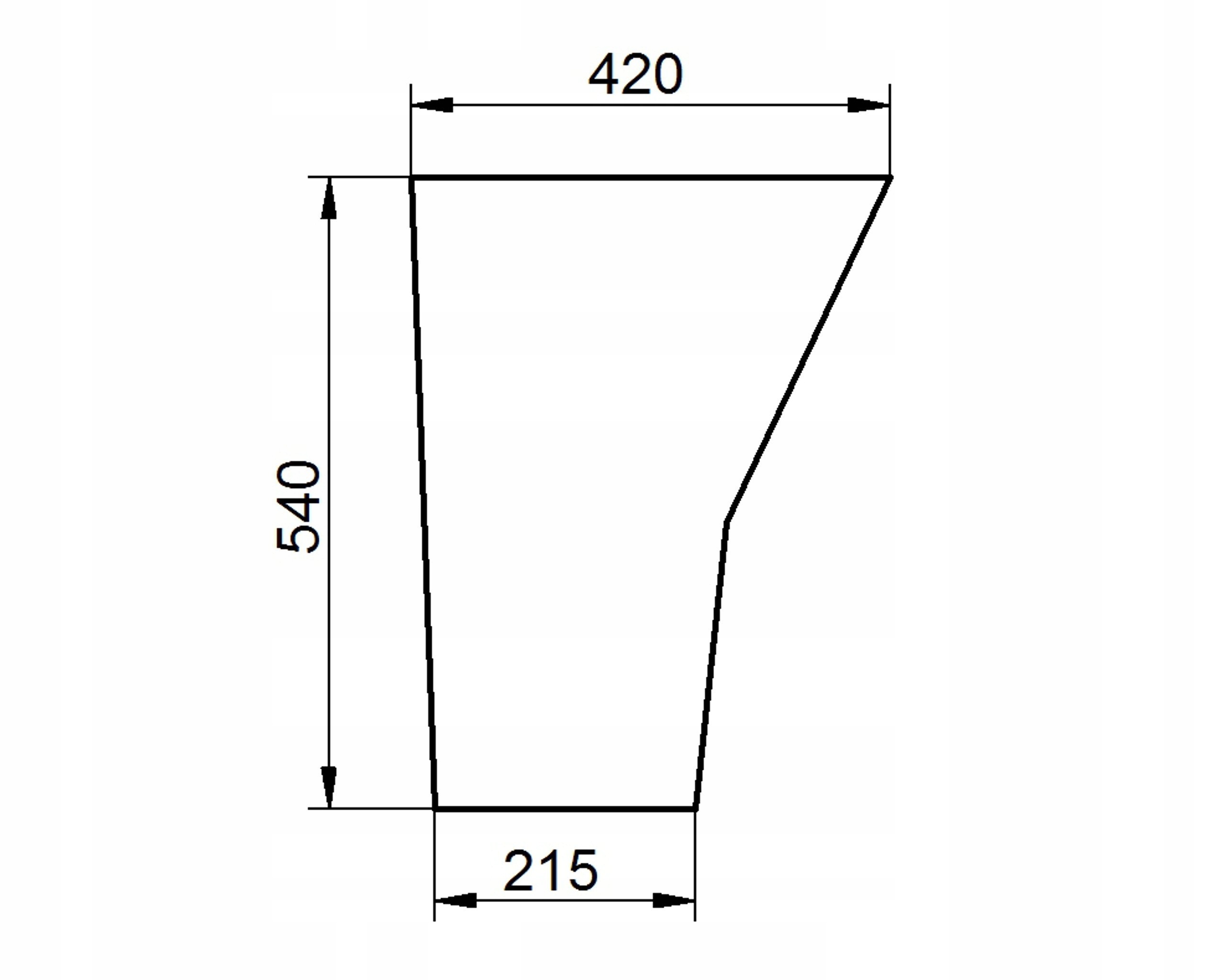 sklo Case kabina Deluxe standard Silent dveře dol