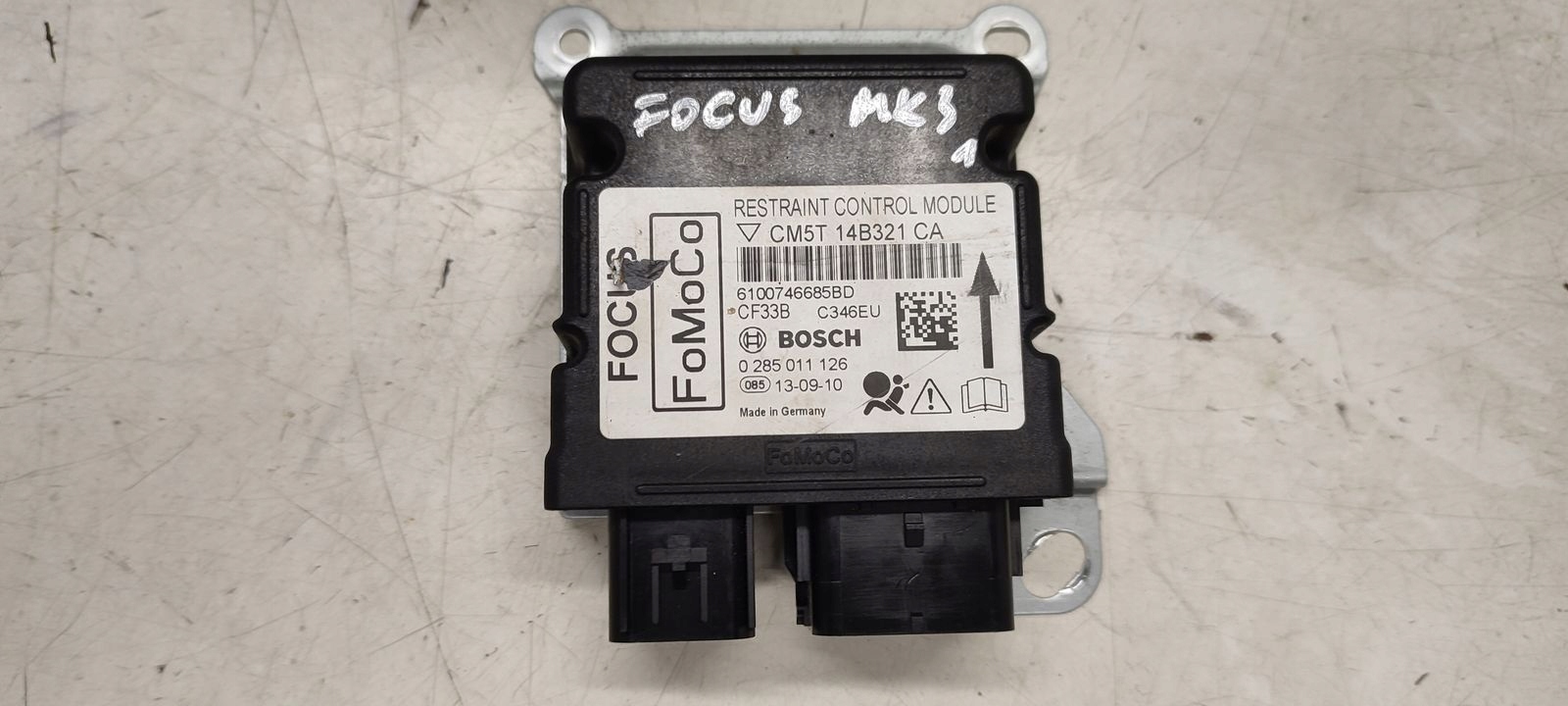 dashboard console airbags Ford Focus MK3 kombi
