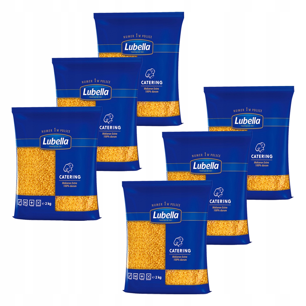 Levně 1X Lubella Catering Těstoviny mušle malé 6x2 kg