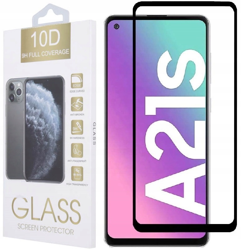 

10D Full Glue Szkło Hartowane Pełne Samsung A21S