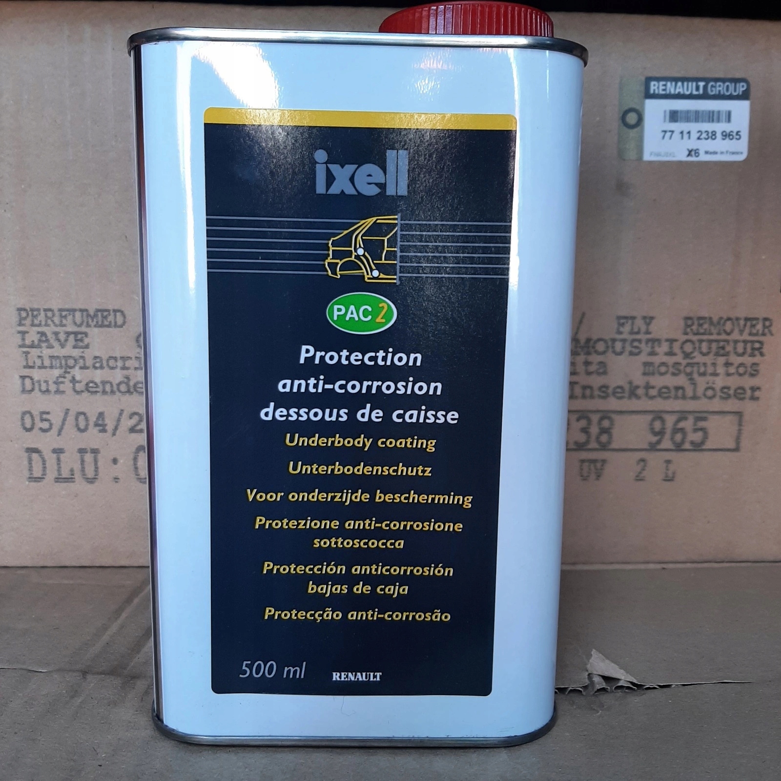 Antykorozja zabezpieczenie podwozia IXELL RENAULT Packaging Volume 500 ml