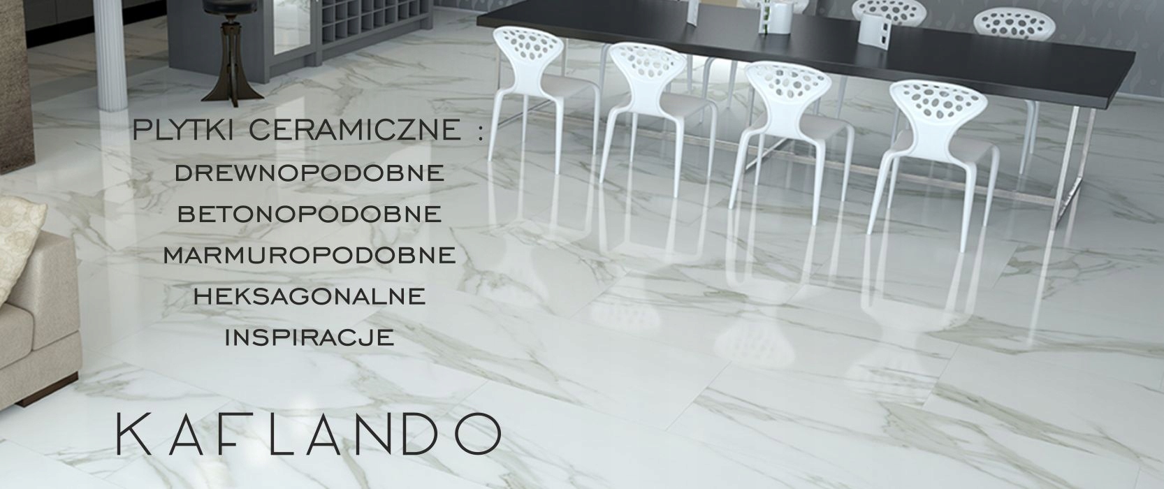 PŁYTKI PODŁOGOWE OKTAGONALNE GRES POLER 60x60cm CARRARA BLANCO BIAŁY MARMUR Typ gres