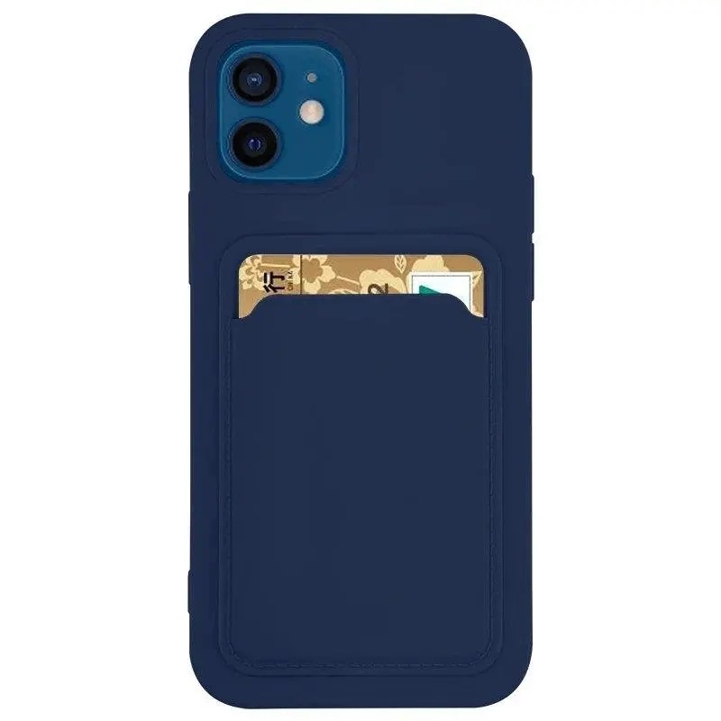 Card Case silikonowe etui portfel z kieszonką na kartę dokumenty do A22