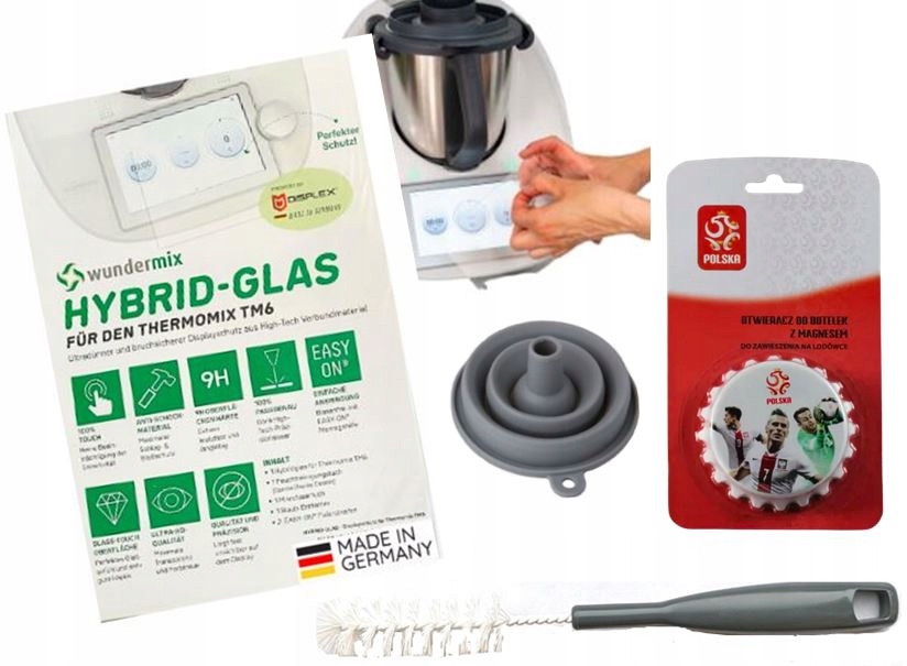 Szkło Ochronne folia na ekran do Thermomix TM6 Wundermix Germany Gratisy