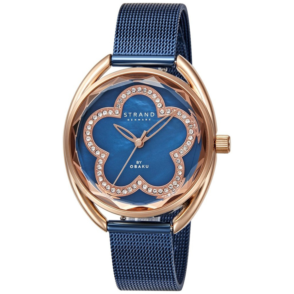 Dámské hodinky Strand S734LXVLML Zirkony modré