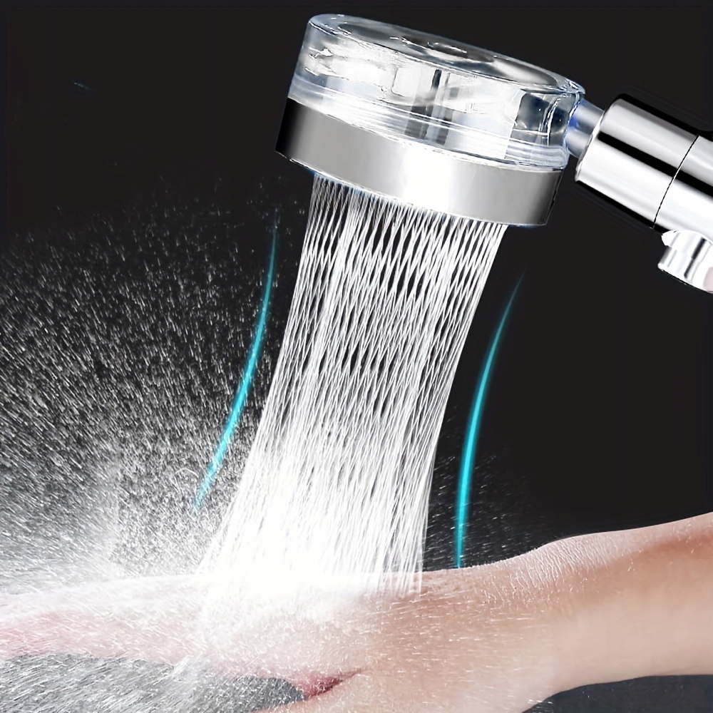 SŁUCHAWKA PRYSZNICOWA Z TURBINA WENTYLATOREM WYSOKOCIŚNIENIOWA EKO FILTR Kolor chrom