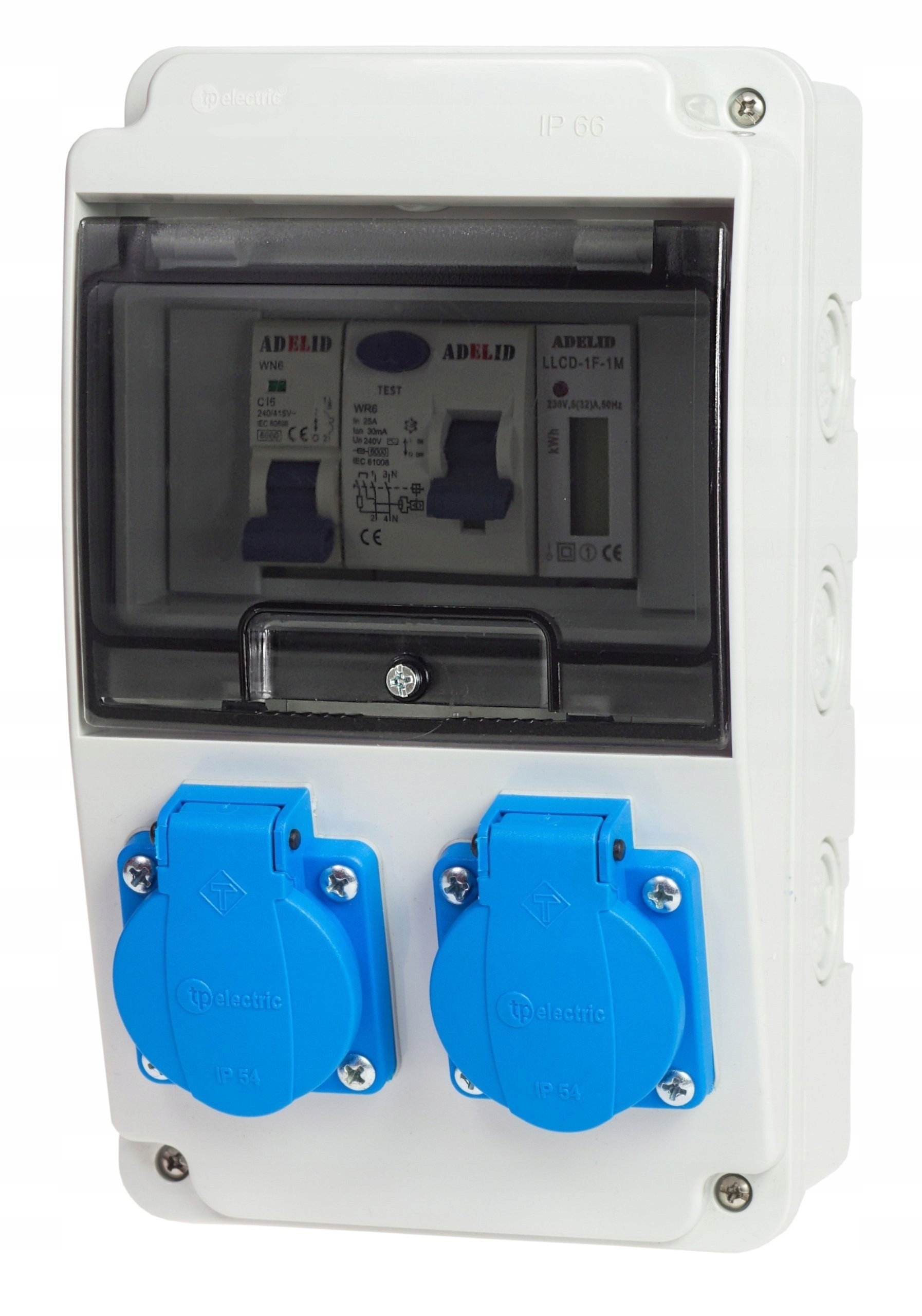 

Rozdzielnica Ogrodowa Zabezpieczona Licznik 2X230V