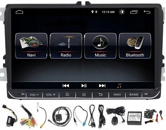 NAWIGACJA 2DIN RADIO 9" DO VW CADDY 2004 - 2020 Kod producenta VAG - VW - Android Auto / Carplay