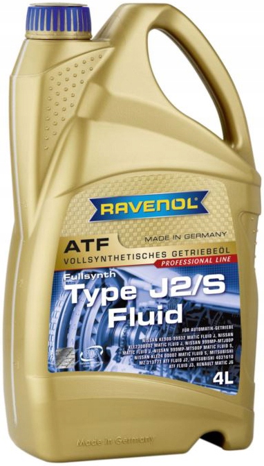 RAVENOL ATF TYPE J2/S FLUID 4L Olej przekładniowy