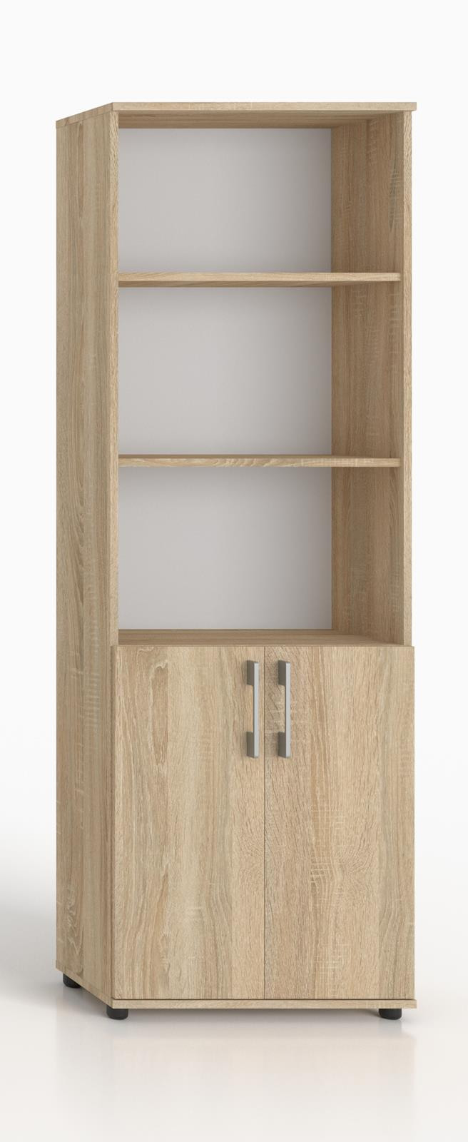 Regał Biurowy na Książki 80x182x32 cm Dąb Sonoma