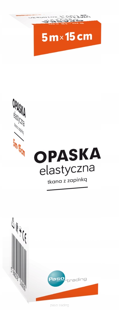 

Paso opaska elastyczna tkana z zapinką 5m x 15cm
