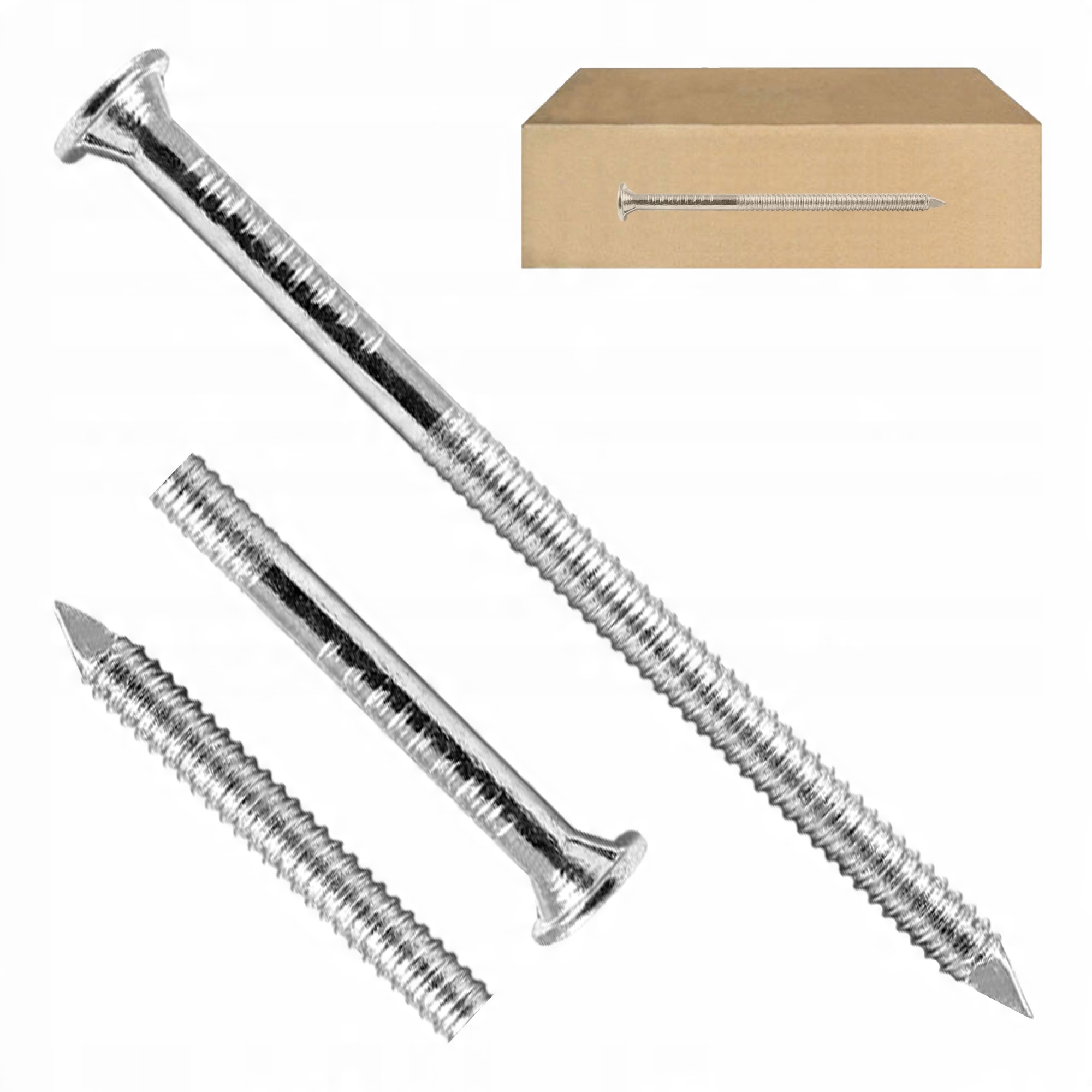 

Gwoździe Ciesielskie Anchor Karbowane 4,0x50MM 5KG