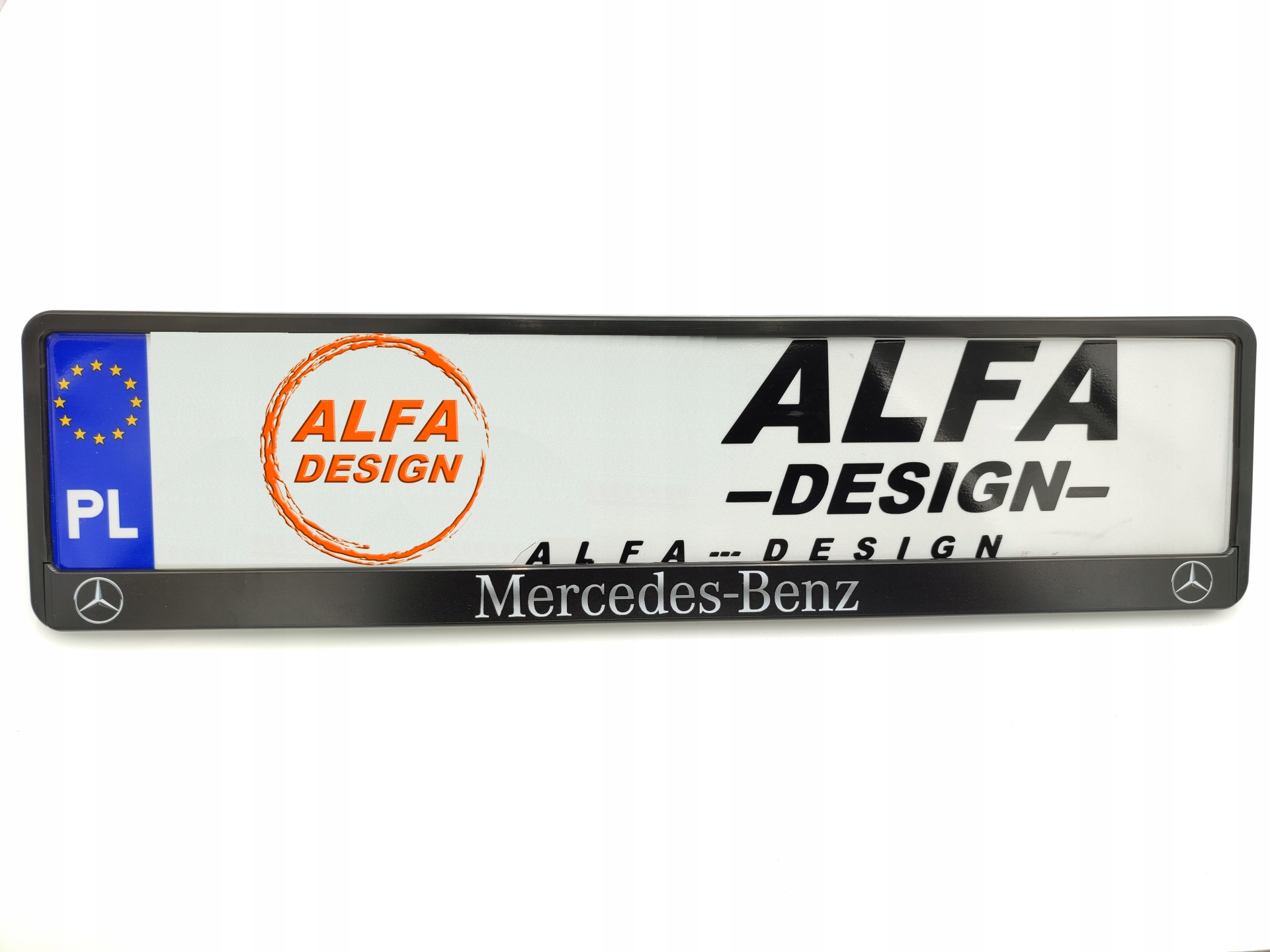 MERCEDES BENZ рамка номерного знака 1 шт производитель Альфа-дизайн