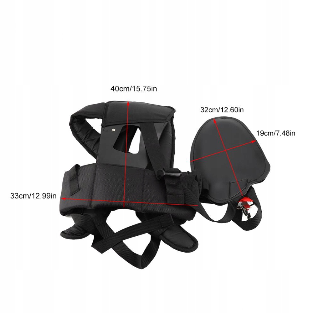 REGULOWANY KOMFORTOWE SOLIDE SZELKI DO KOSY SPALINOWEJ PASY NOŚNE UPRZĄŻ Marka Bedee