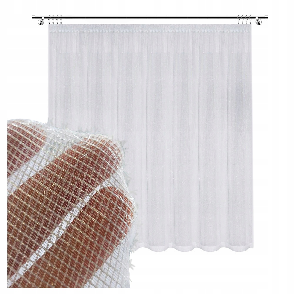 

Szron markizeta Raszlowa Firana Długa szyta