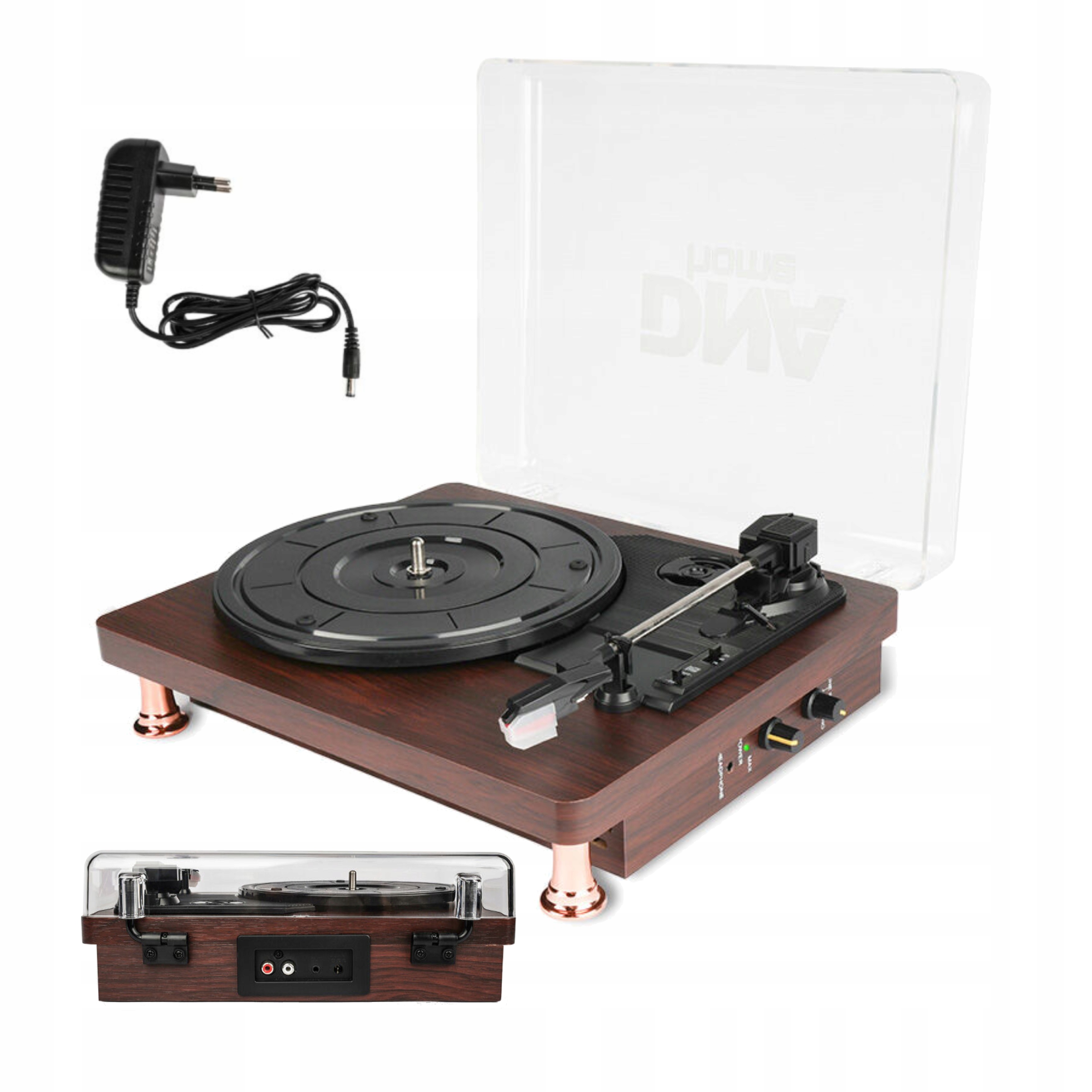 Dna TT1 Gramofon Odtwarzacz Płyt Winylowych Wbudowany Głośnik Bluetooth