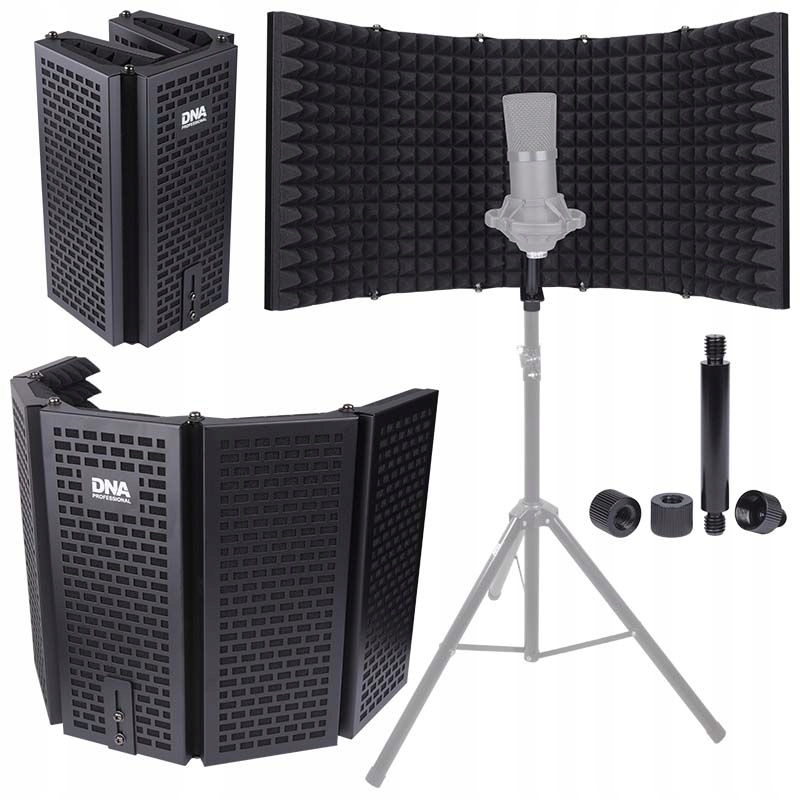 Kabina Akustyczna Ekran Studyjny Filtr Do Mikrofonu Osłona Wyciszająca Dna