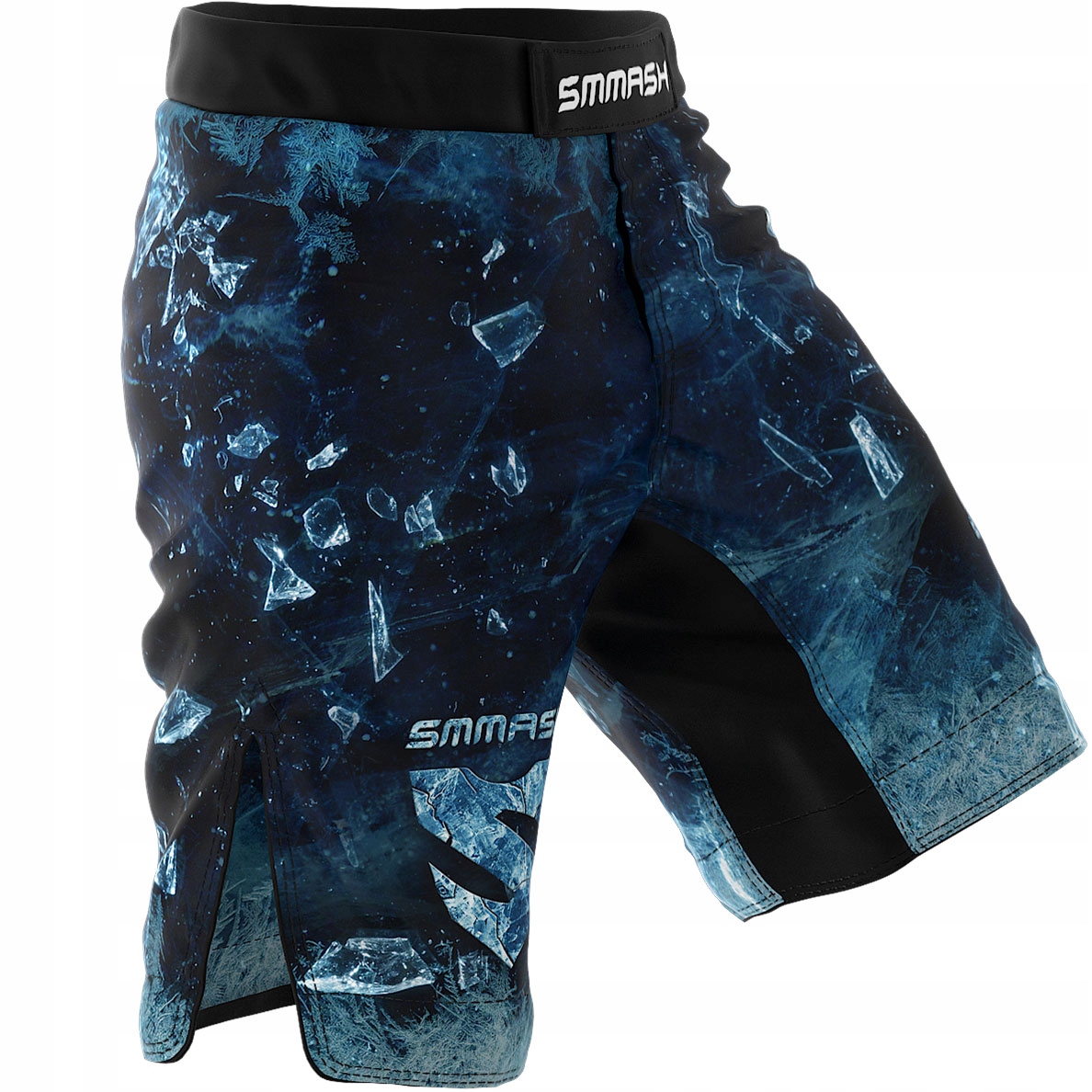 SPODENKI MMA BJJ SMMASH BLACK WALKERS BLACK WALKE