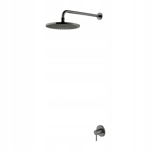 Podomietkový Sprchový Stĺp Grafitový Komplet