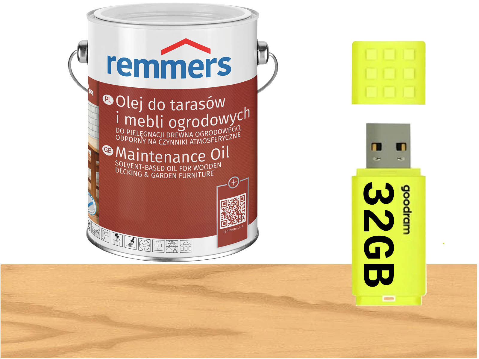 Remmers Pflege-ol olej na terasu 10L Bezbarvý