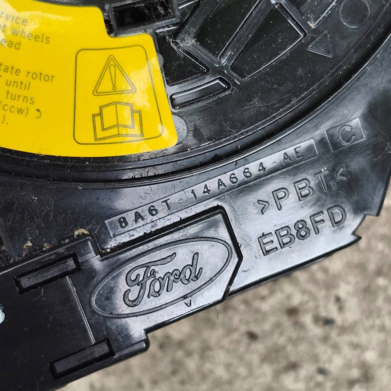 ring airbag Ford Fiesta MK7 LIFT 2016