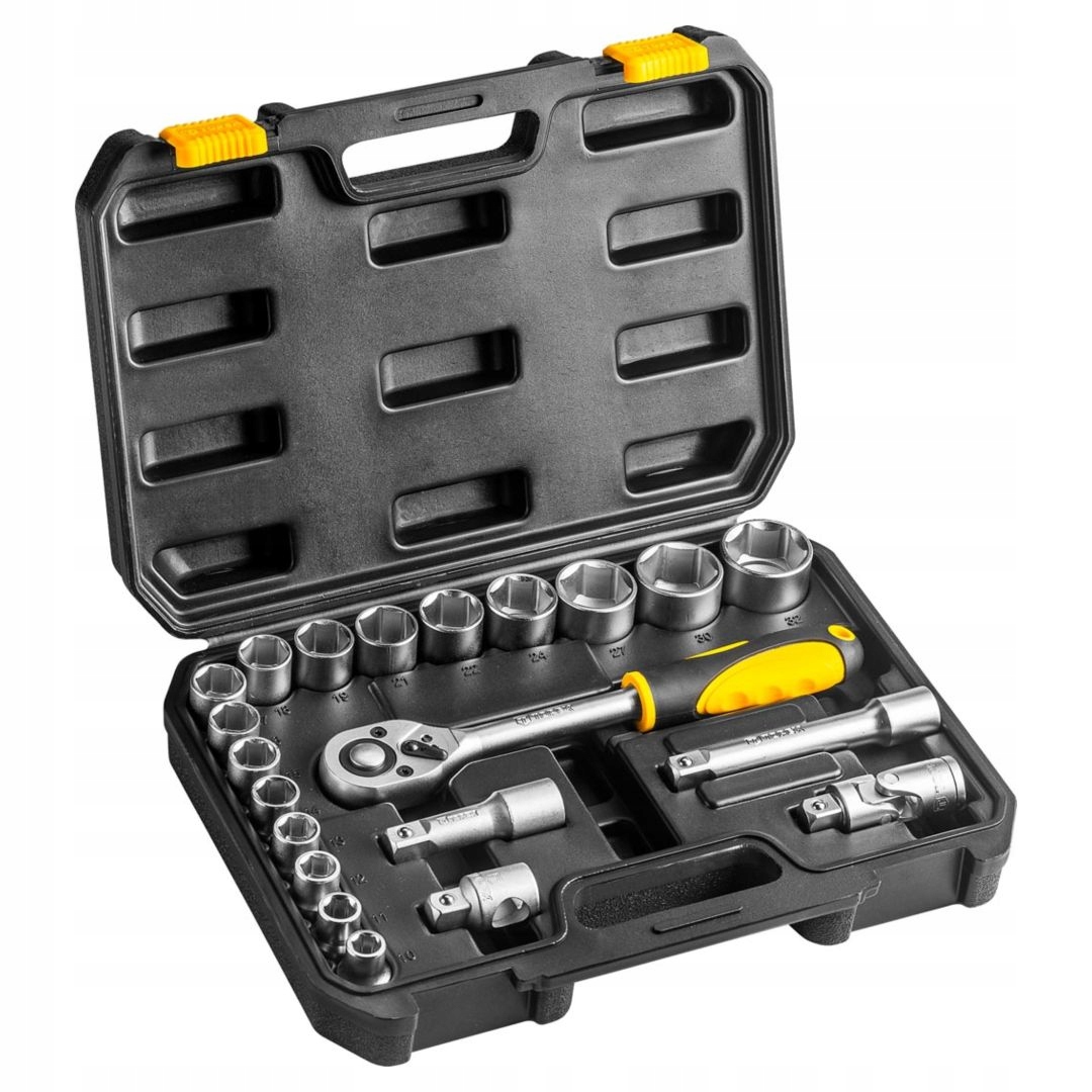 

Klucze nasadowe 1/2", 21 szt., Topex 38D642