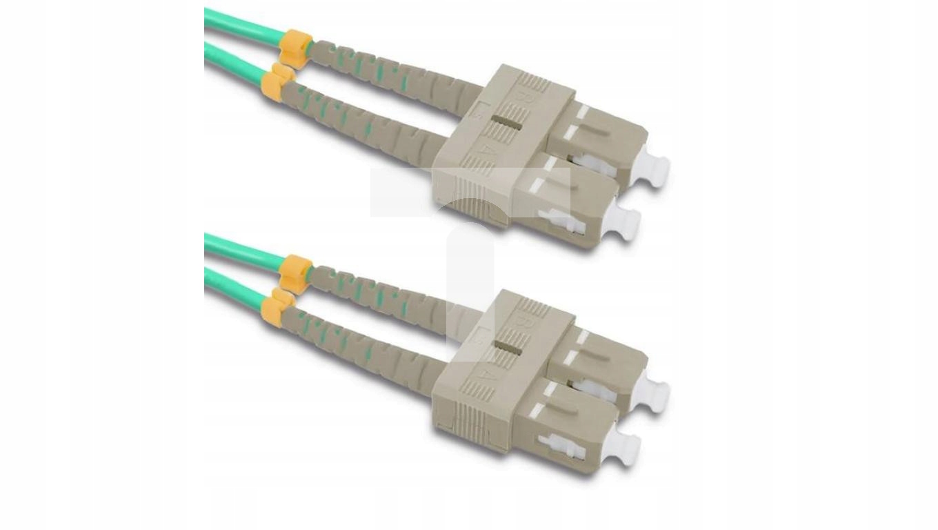 Qoltec Patchcord światłowodowy SC/UPC - SC/UPC Multimode 50/125 OM4 Duple