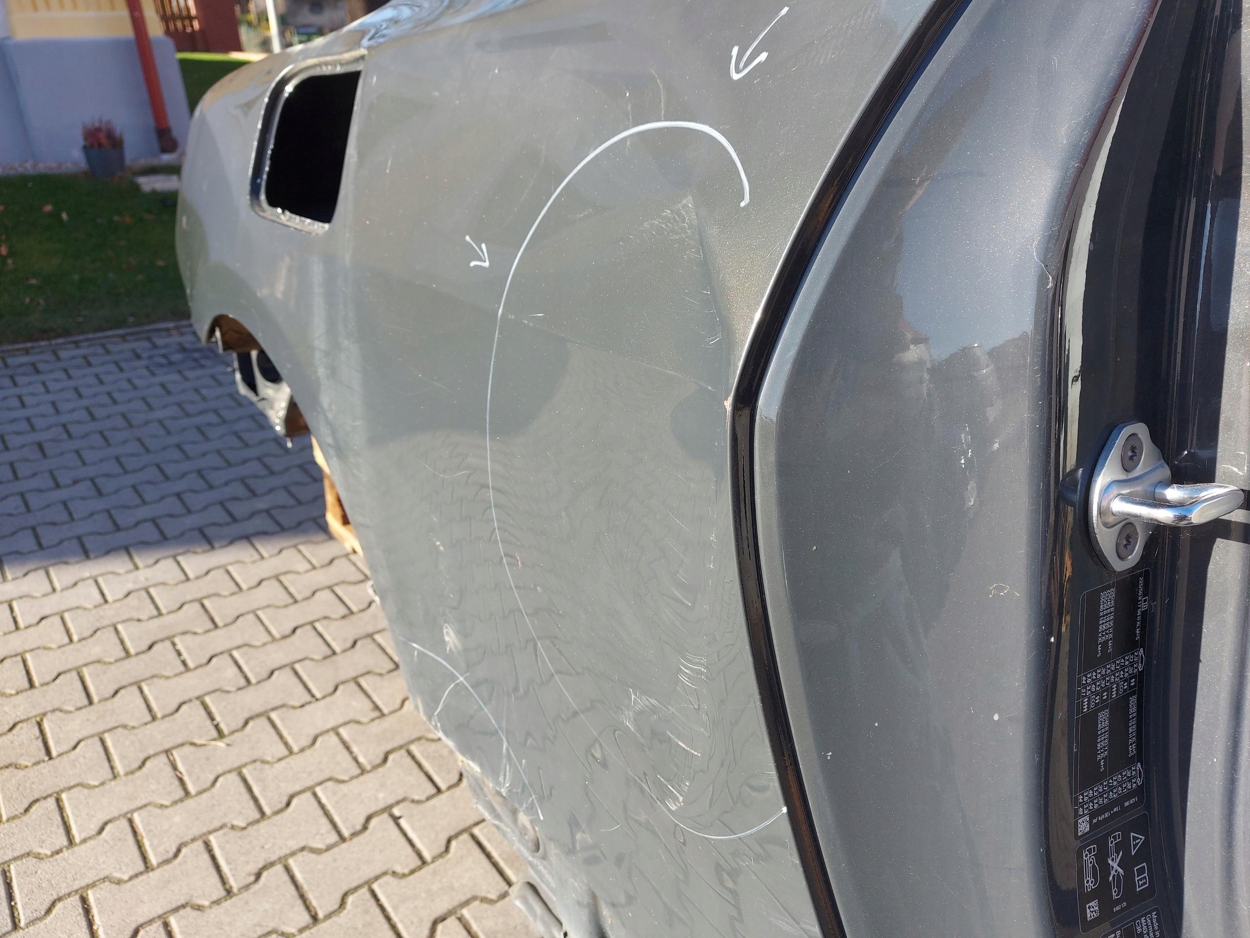 BMW G23 M440i Cabrio parafango LONGHERONE posteriore Destra C27