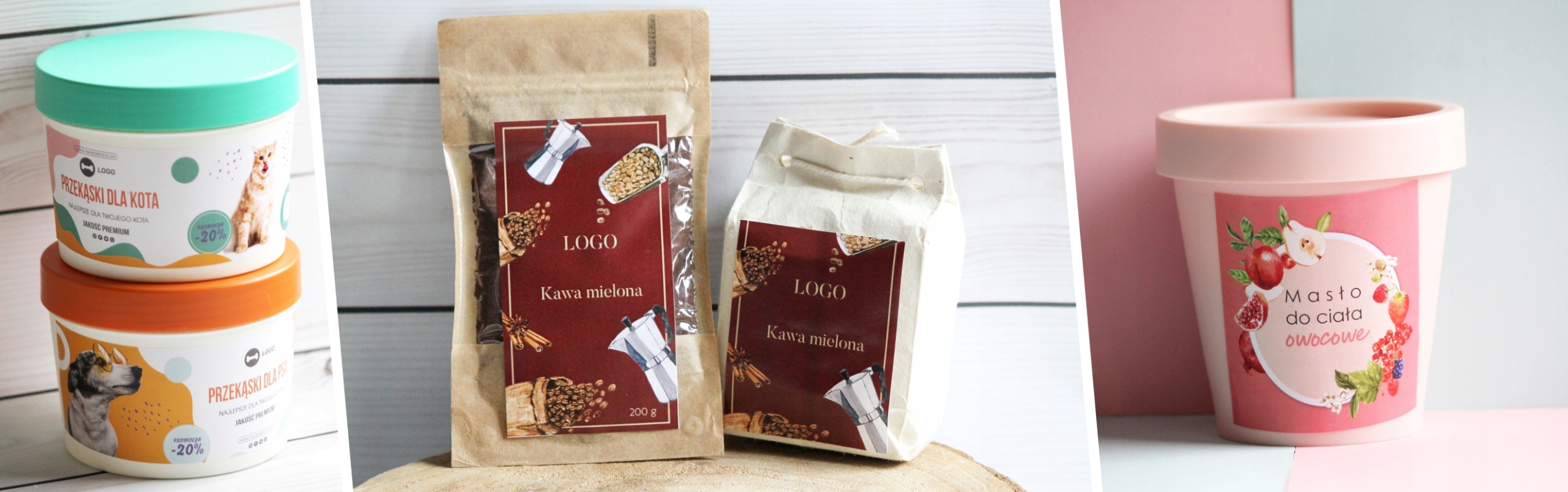 ETYKIETY NAKLEJKI NALEPKI nadruk kolor 1000 90x50 Producent Inna