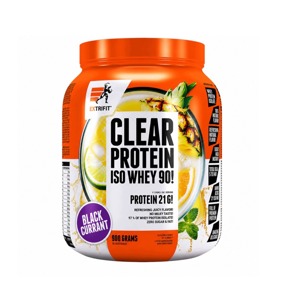 Clear Protein Iso Whey 90! 900g black currant