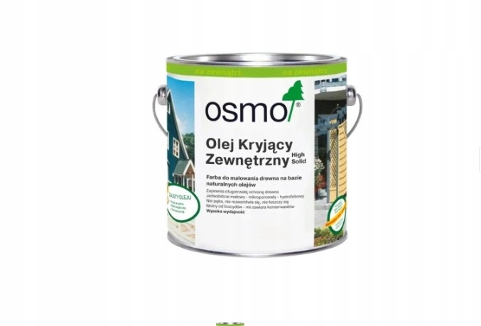Krycí Olej Na Drevo A Fasádne Ploty Osmo Biely 2101 2,5 L