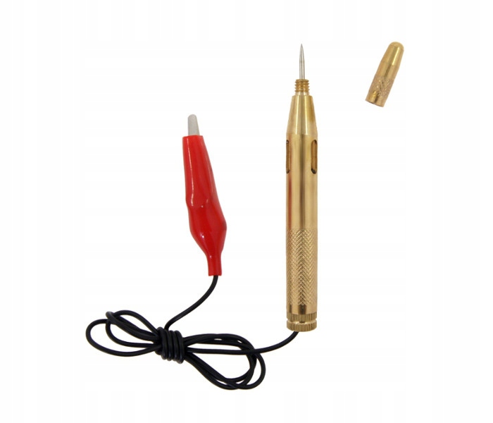 

Próbnik Napięcia Metalowy Tester Miernik 6 24V