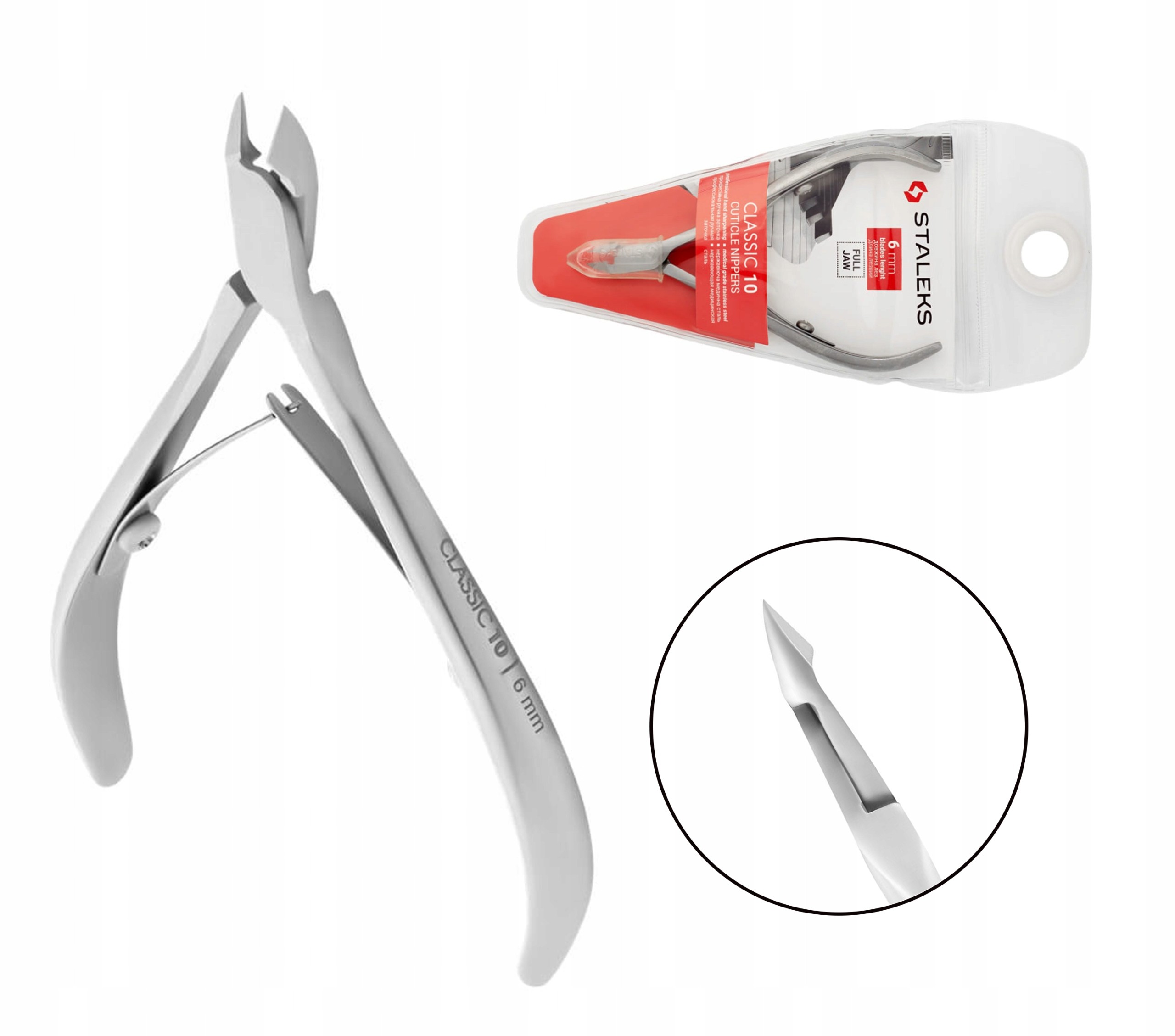 Staleks Klasické kleště na kůžičku 10 6 mm