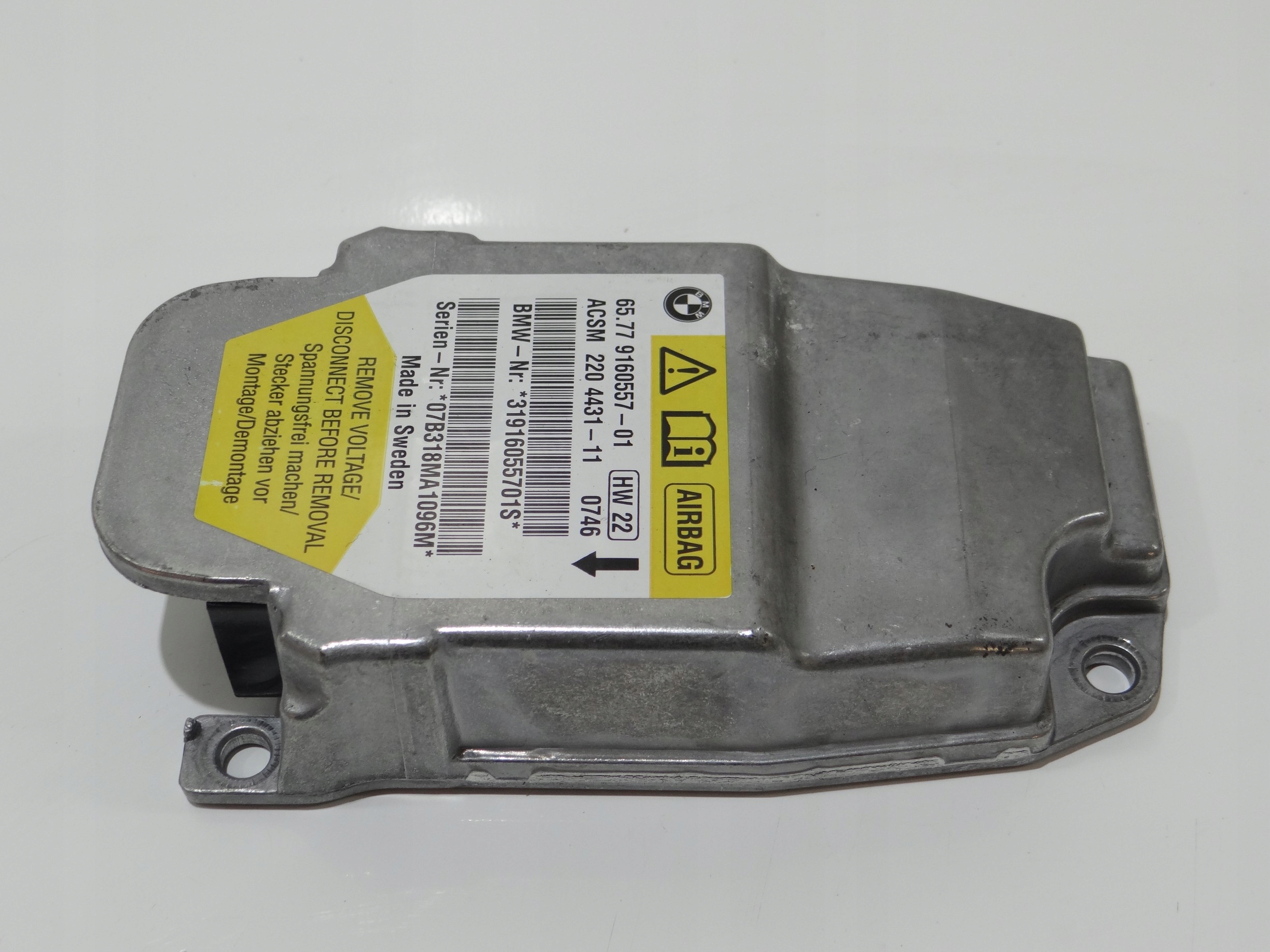 modulo Centralina airbag airbag BMW E60 E61 9160557