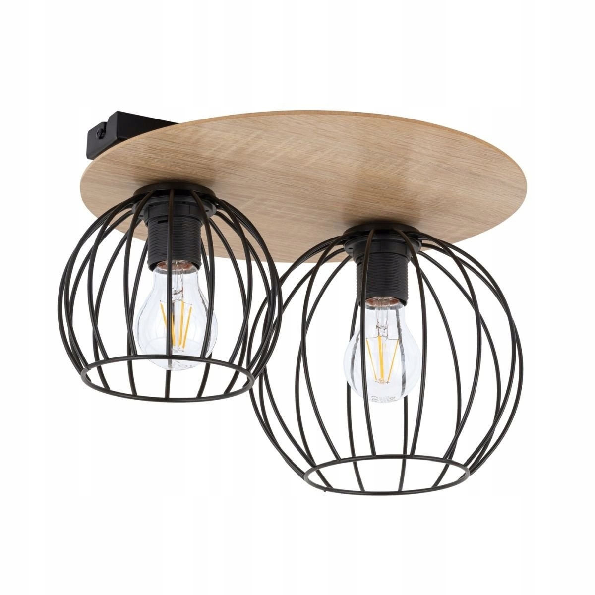 Stropní Svítidlo Stropní svítidlo Černý Kov 2xE27 Moderní pro Sigma Lighting 24 cm