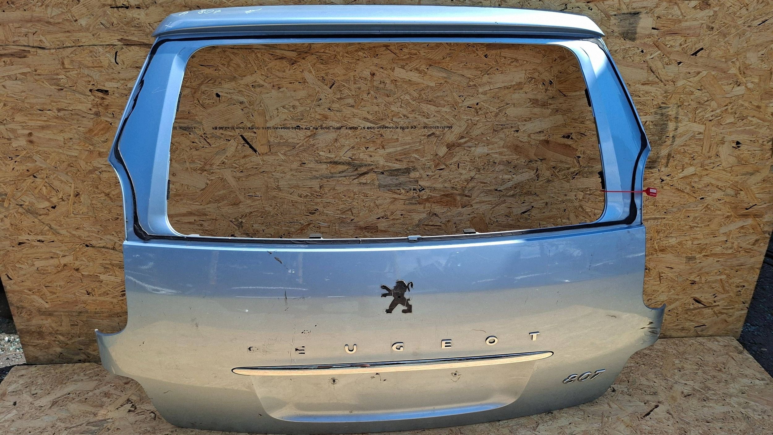 trunk door boot PEUGEOT 807 2002