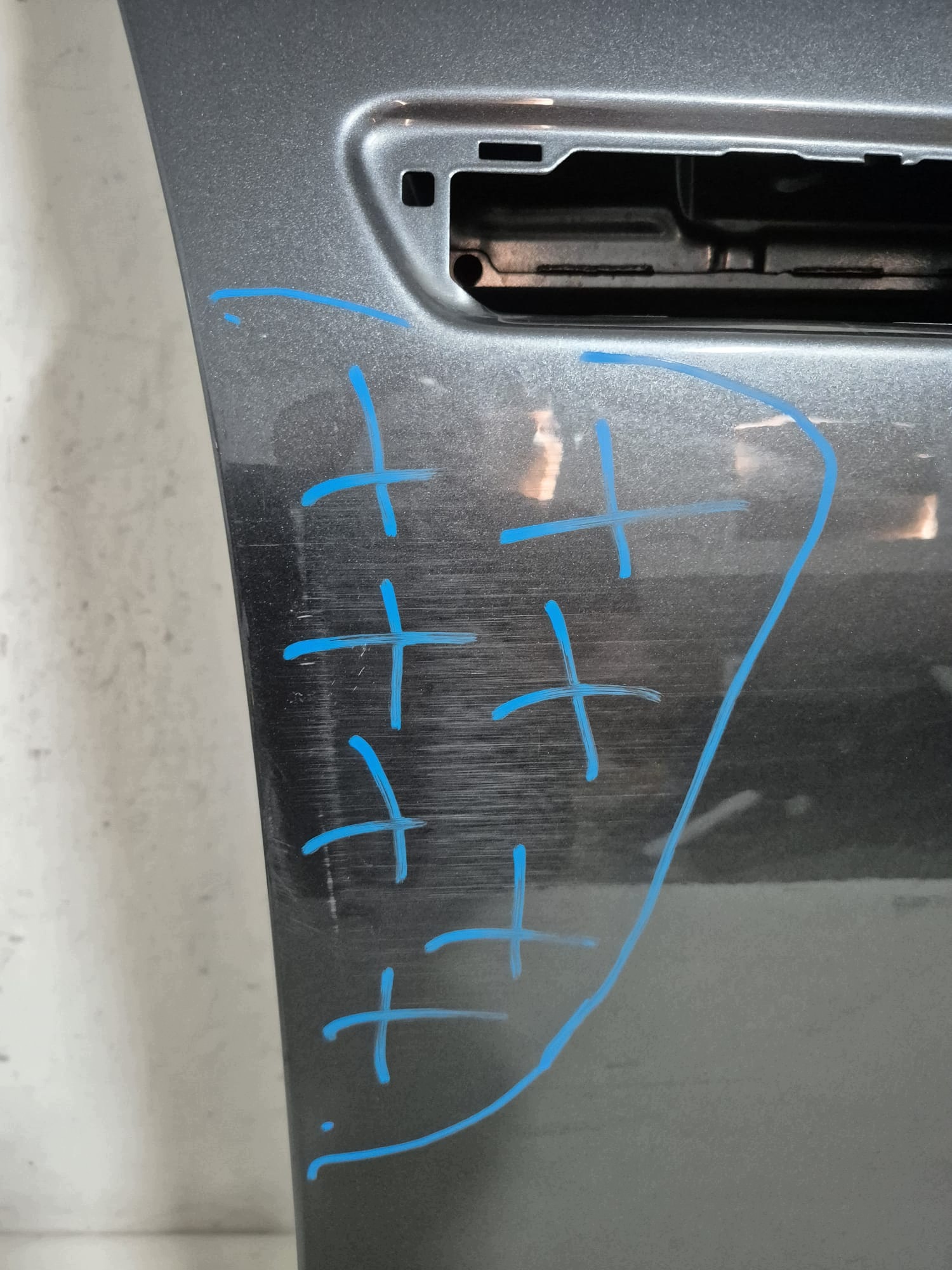 AUDI A6 C9 E-TRON 25- door right front front moulding for door