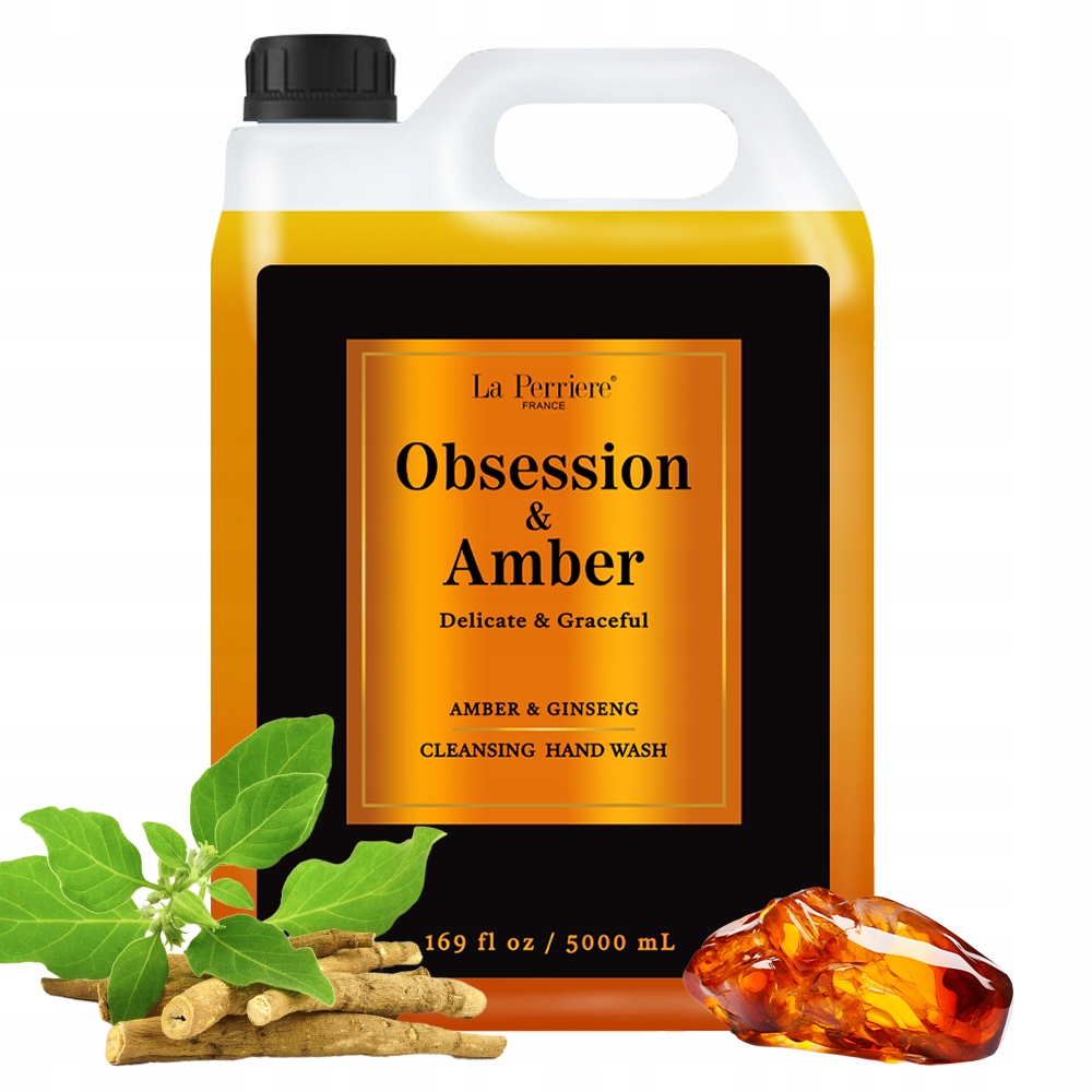 La Perriere Obsession & Amber Tekuté Mýdlo Na Ruce Gel S Ženšenem 5 L