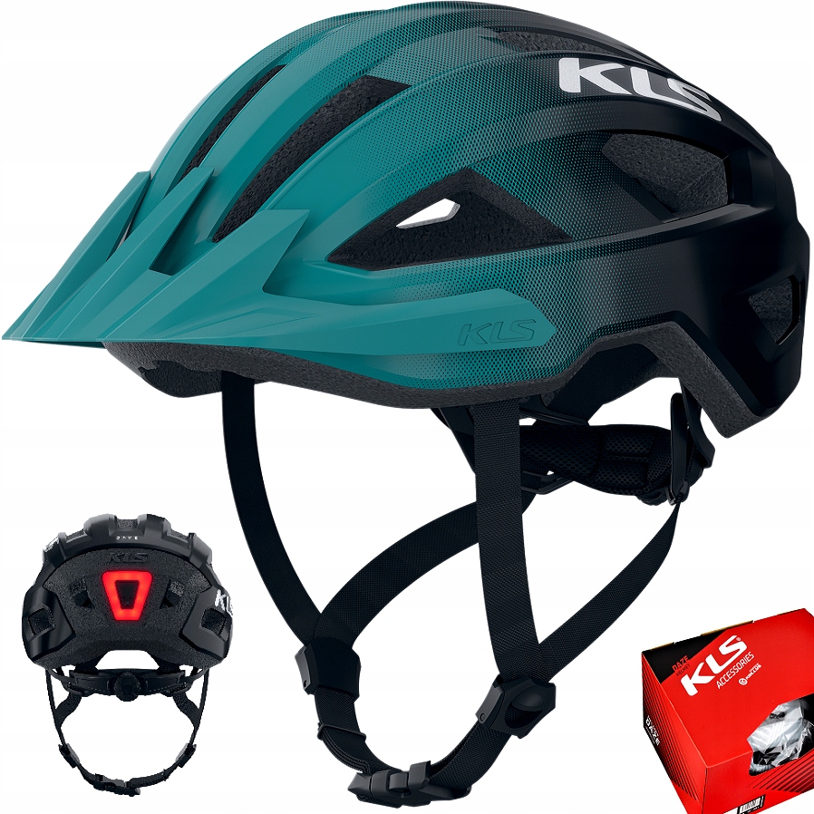 Cyklistická přilba Kellys Daze Lumio 022 L/XL (58-61 cm) teal Led světlo