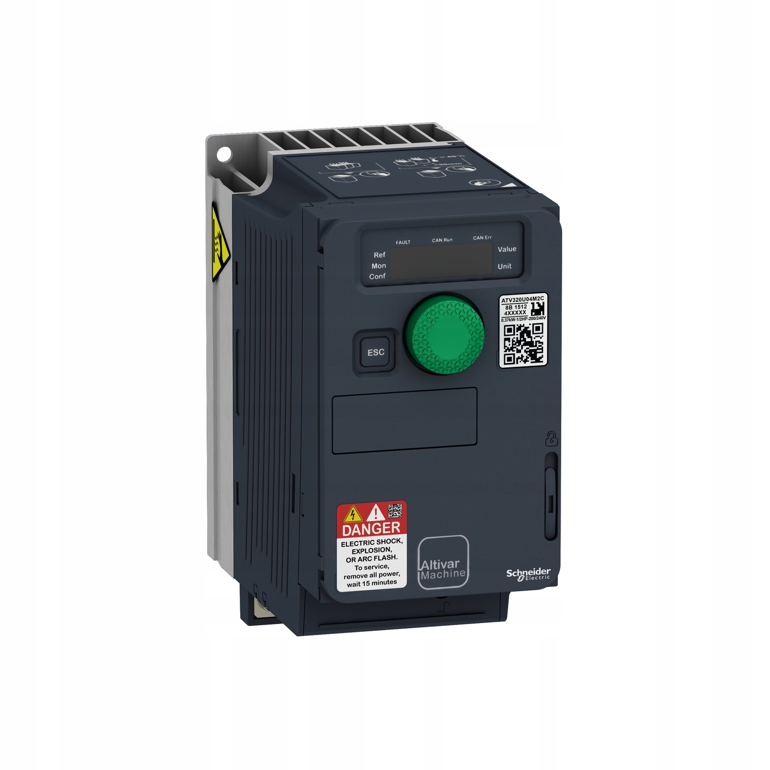 Schneider Falownik 1f, 0,37kW, 3,3A, ATV320U04M2C