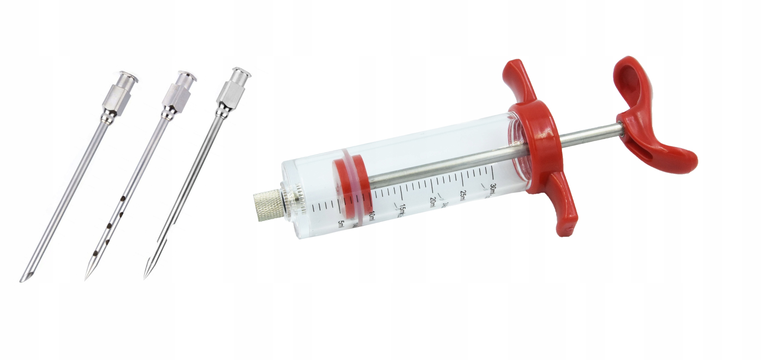 

Nastrzykiwarka Strzykawka Do Mięsa 30 ml 3 Igły