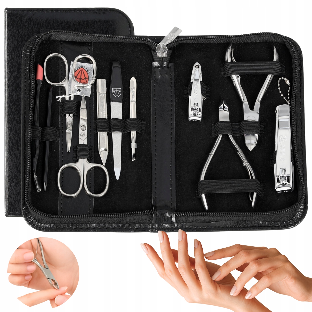 Sada na nehty Solingen MC manikúra pedikúra příslušenství kleště pinzeta