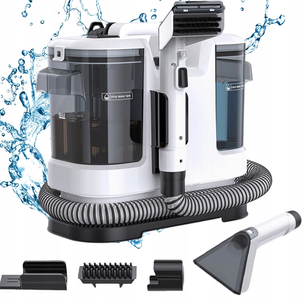 Odkurzacz Piorący Na Mokro/sucho Z Dwoma Zbiornikami Na Wodę 450w Wąż 150cm